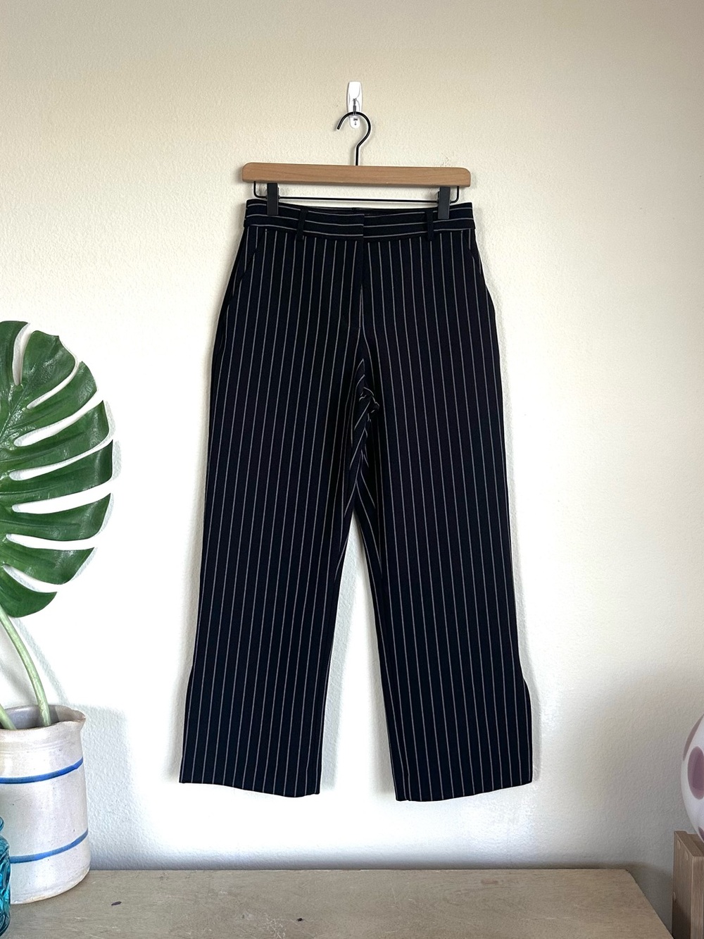 Express Crop Straight Ankle High Rise Trouser Pants